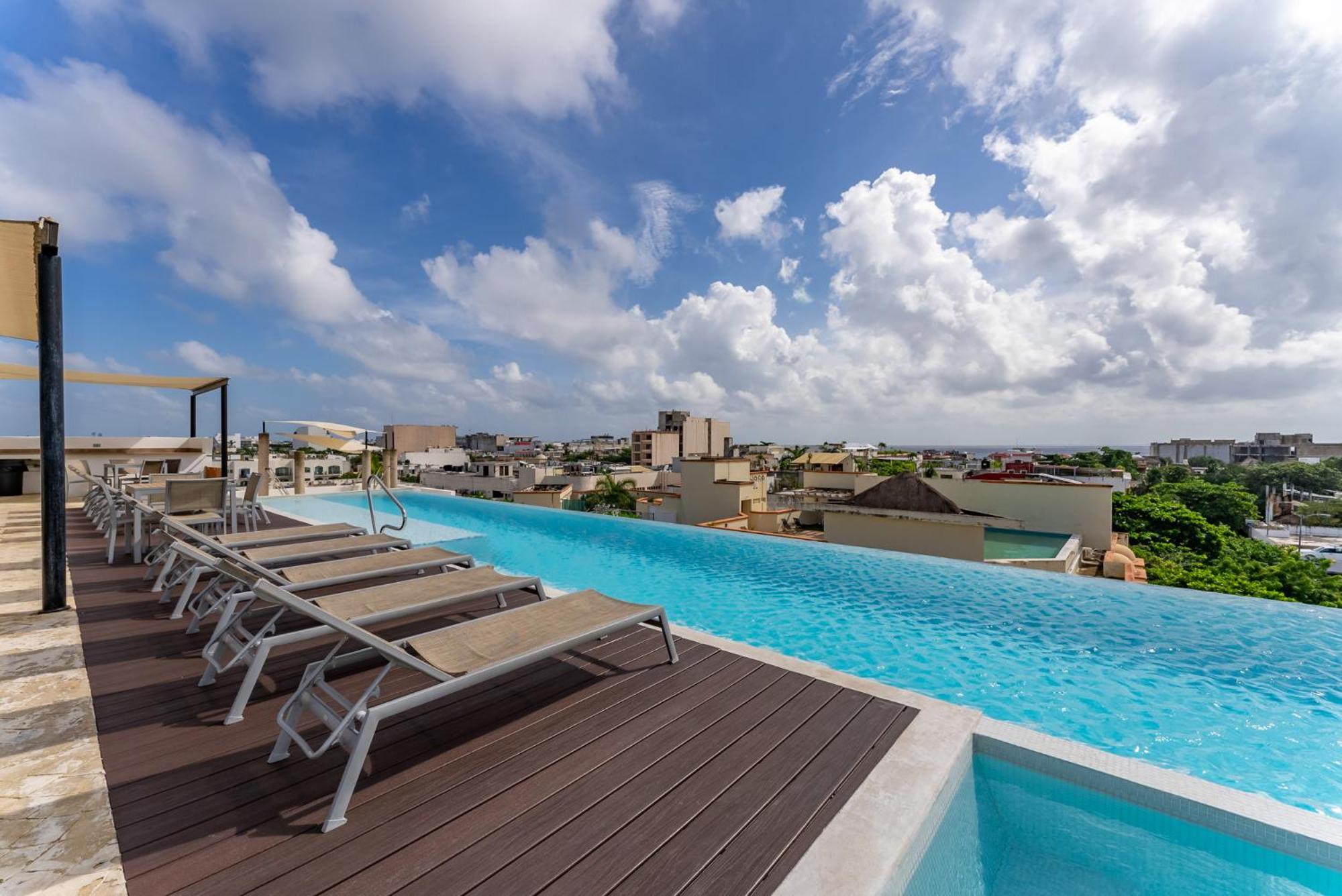 Papaya 15 Apartments Playa del Carmen Bagian luar foto